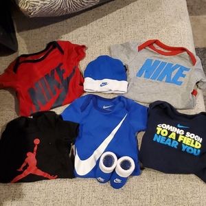 Baby boy Nike onesie 0-6 months